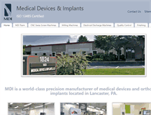 Tablet Screenshot of mdi-llc.net